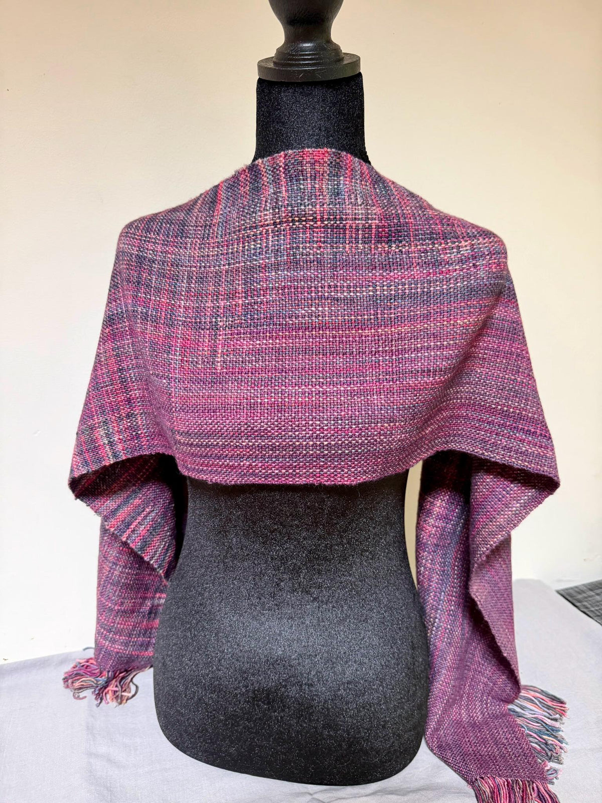 Merino-Cashmere Scarf - Plum