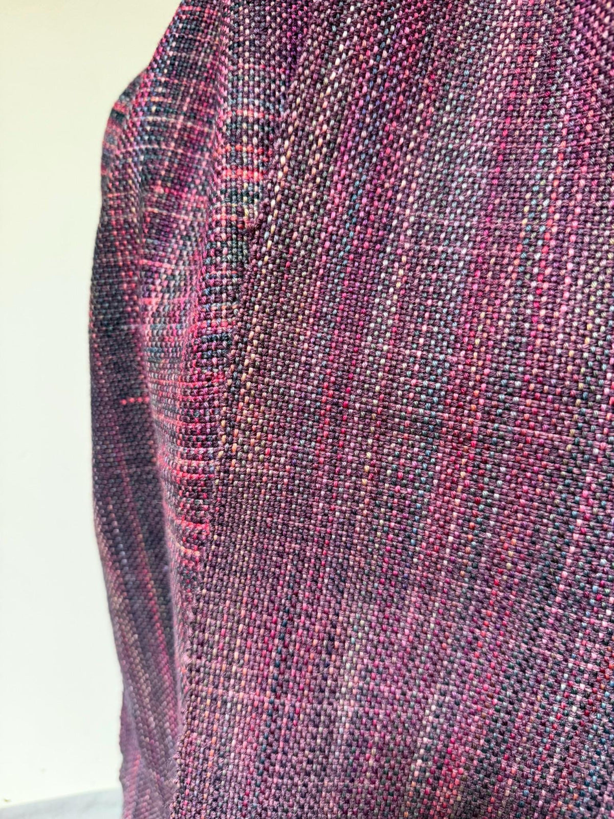 Merino-Cashmere Scarf - Plum