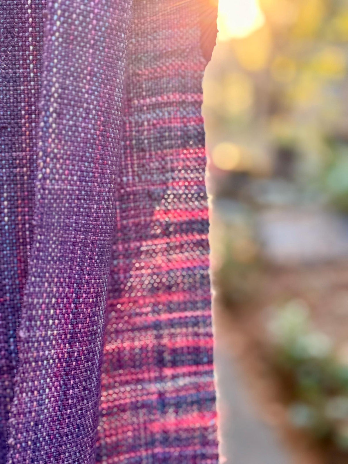 Merino-Cashmere Scarf - Plum