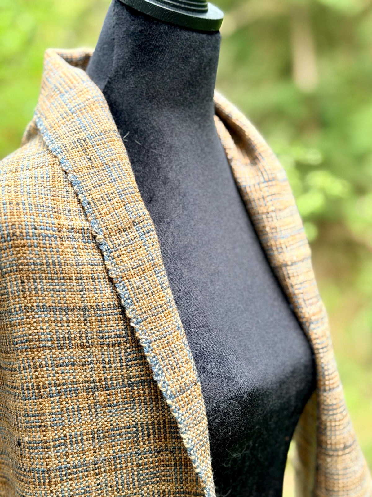 Handwoven Merino-Silk-Bamboo Scarf