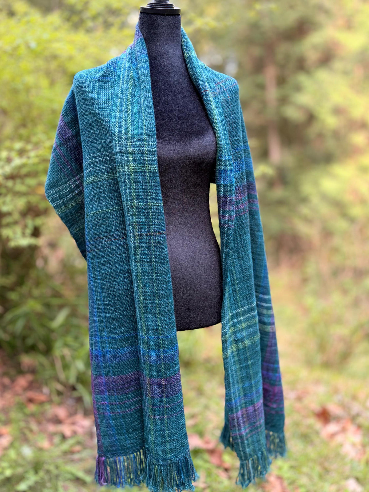 Jewel Colors Merino Cashmere Shawl