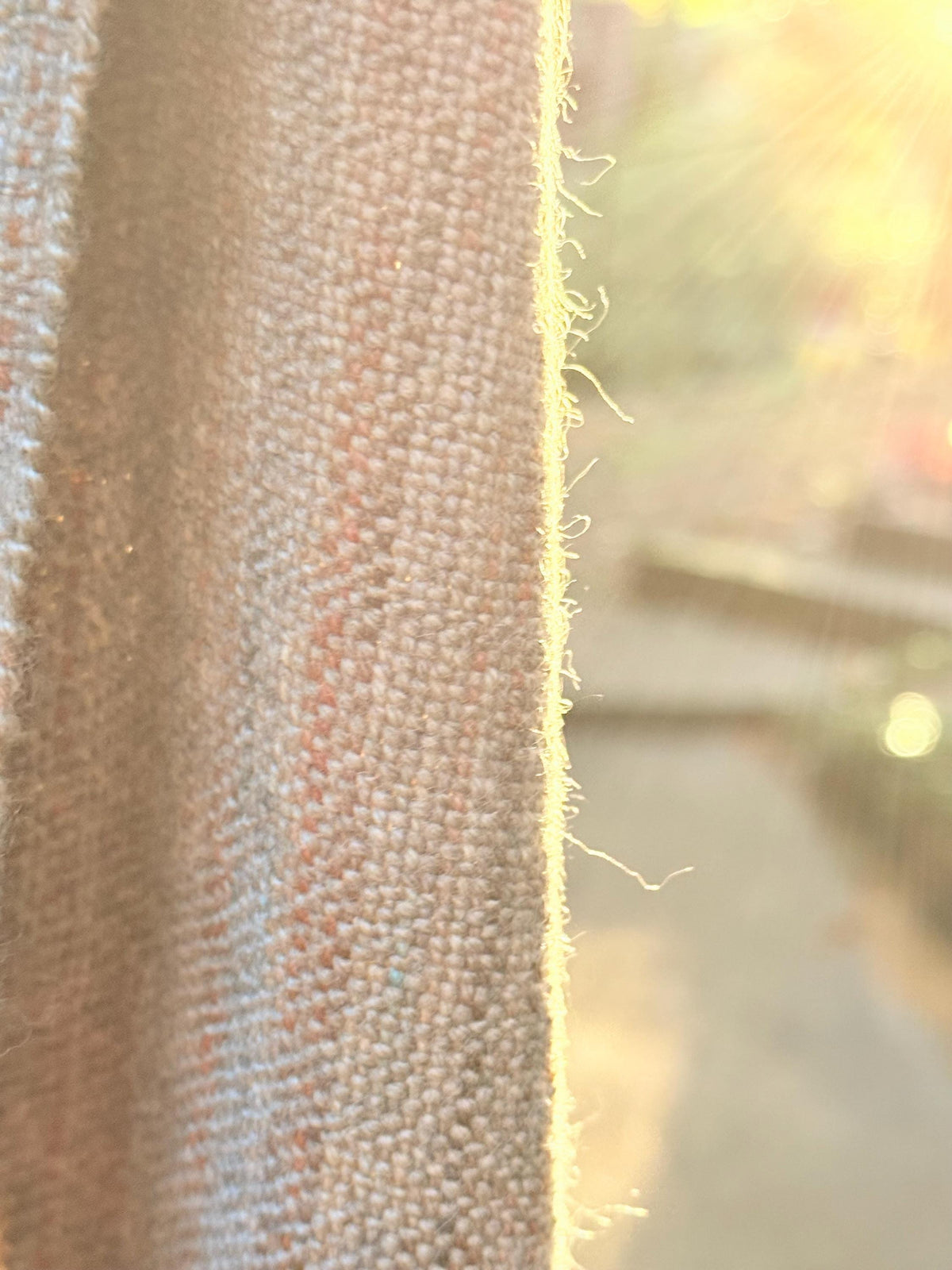 Merino Scarf: Taupe, Rust, Teal