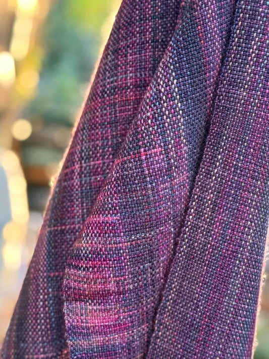 Merino-Cashmere Scarf - Plum