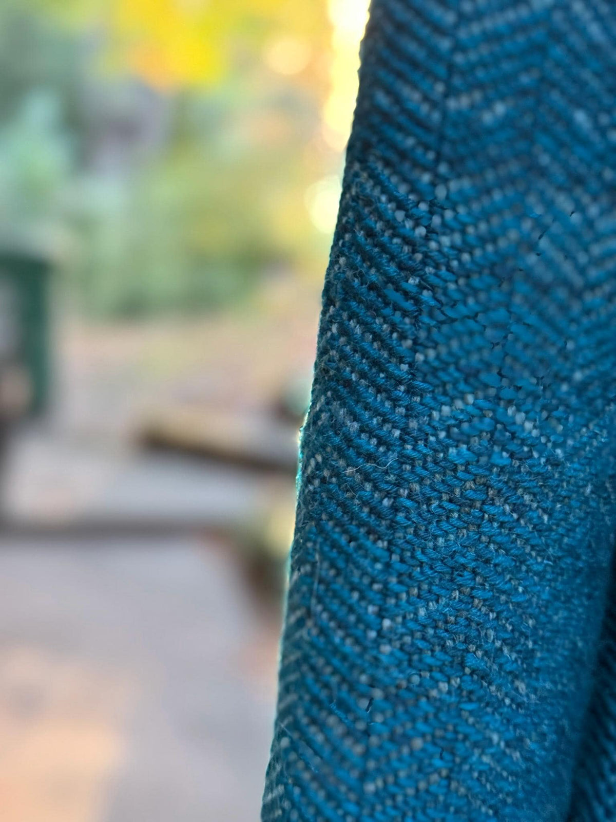 Herringbone Twill Scarf - Teal