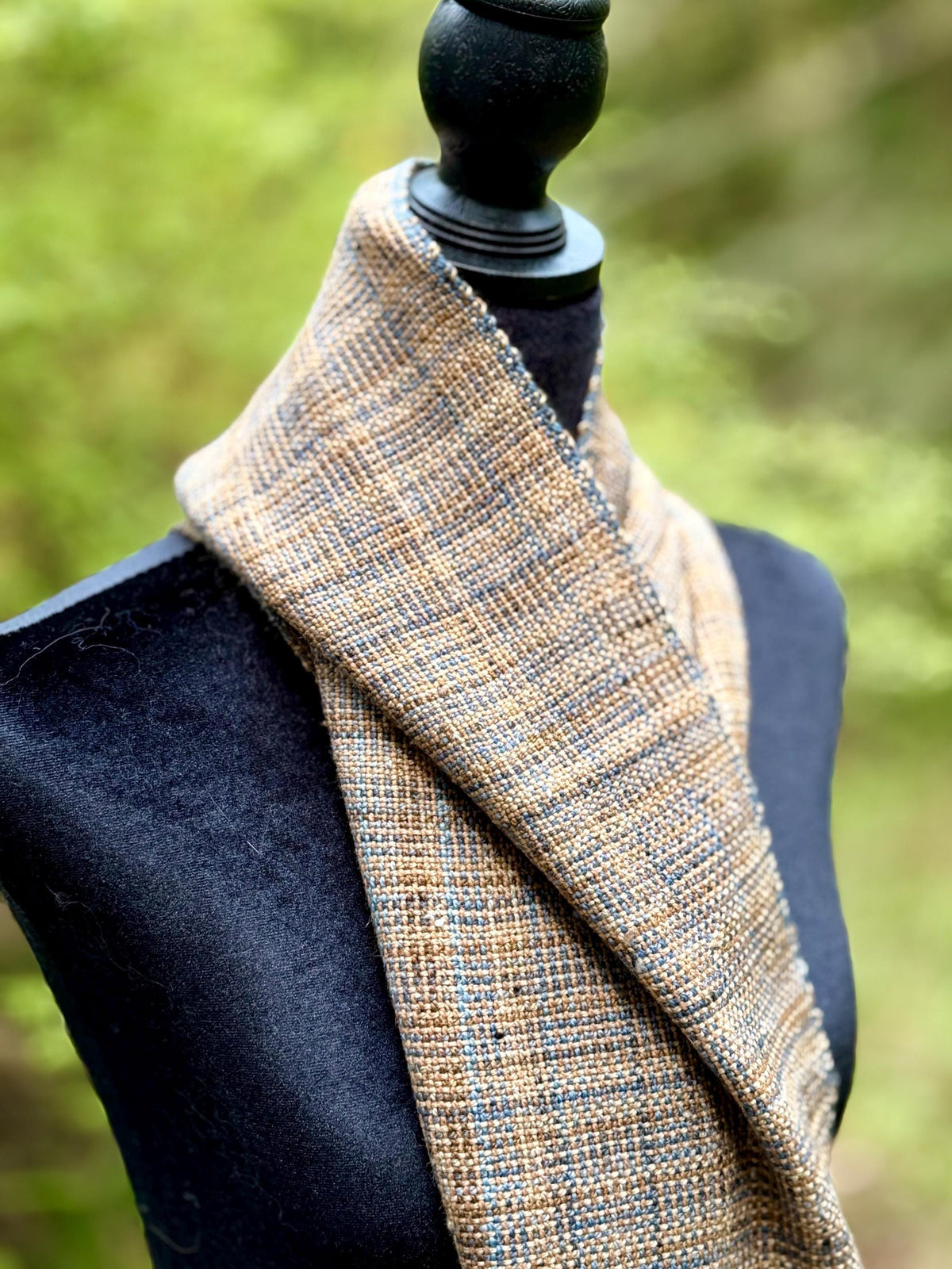 Handwoven Merino-Silk-Bamboo Scarf