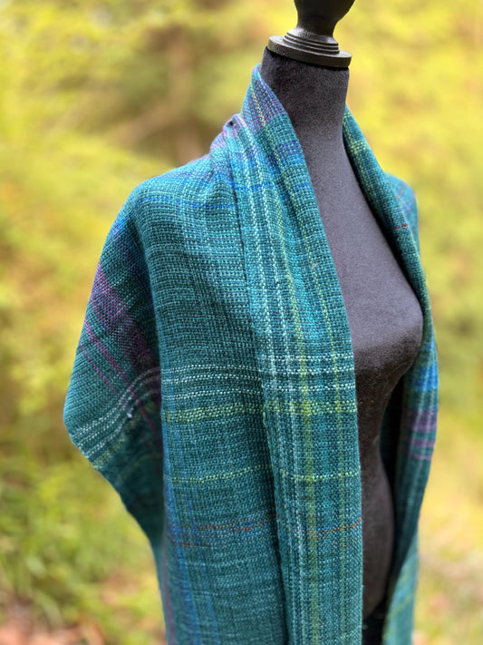 Jewel Colors Merino Cashmere Shawl